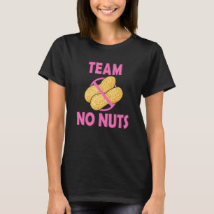 Camiseta El género revela el equipo sin frutos secos chica
