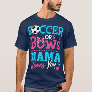 Camiseta El género revela el fútbol o los golpes que la mam