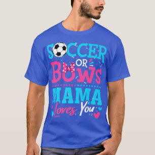 Camiseta El género revela el fútbol o los golpes que la mam