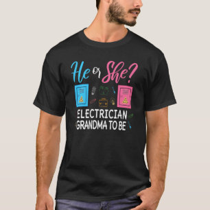 Camiseta El Género Revela El Futuro Electricista Nana Gr