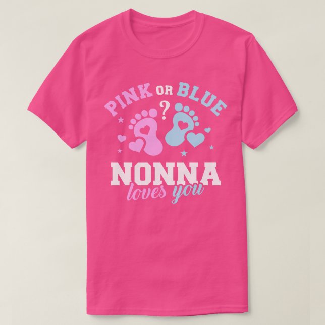 Camiseta El género revela la ausencia de una abuela (Diseño del anverso)