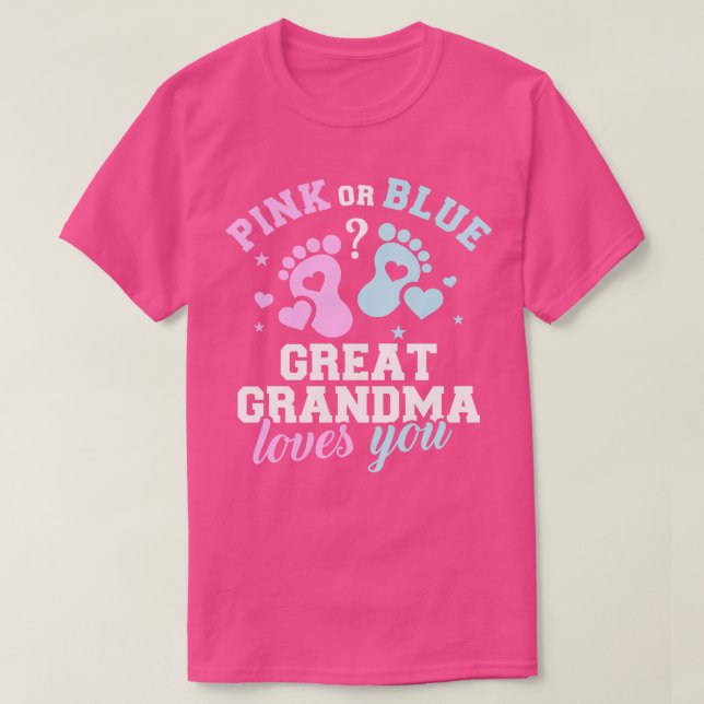 Camiseta El género revela la bisabuela (Diseño del anverso)