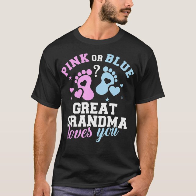 Camiseta El género revela la bisabuela (Anverso)