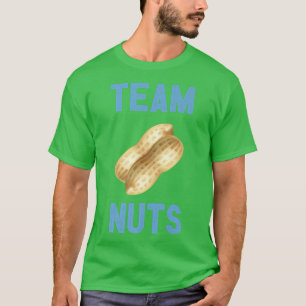 Camiseta El género revela las nueces del equipo el niño que