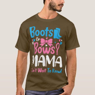 Camiseta El género revela los boots o los golpes que la mad