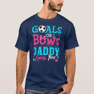 Camiseta El género revela los objetivos de fútbol o se incl
