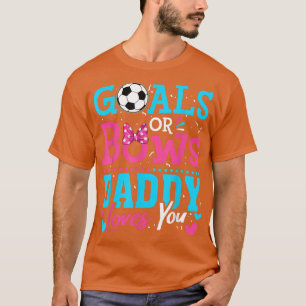 Camiseta El género revela los objetivos o hace que papá te