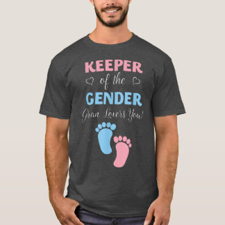 Camiseta El género revela que el hombre que más ama al homb