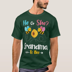 Camiseta El género revela que él o ella abuela serán bebés 