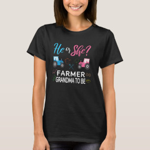 Camiseta El Género Revela Que Él O Ella Es Agricultor Futur