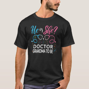 Camiseta El Género Revela Que Él O Ella Es Médica En El Fut