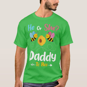 Camiseta El género revela que él o ella papi serán bebés an