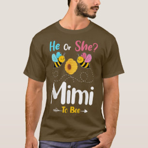 Camiseta El género revela que él o ella pueden ser el anunc