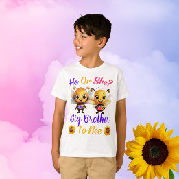 Camiseta El género revela que ella es el gran hermano para