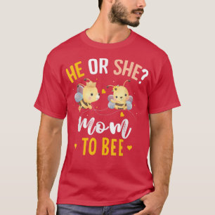Camiseta El género revela que la madre coincide con el fies