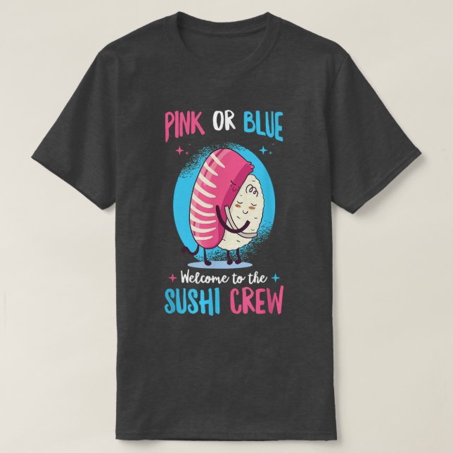 Camiseta El género revela sushi cita para los amantes del s (Diseño del anverso)