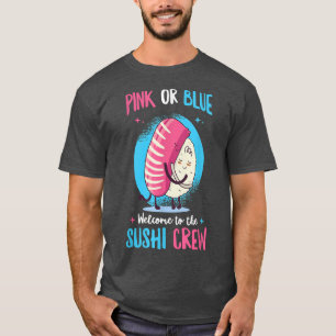 Camiseta El género revela sushi cita para los amantes del s