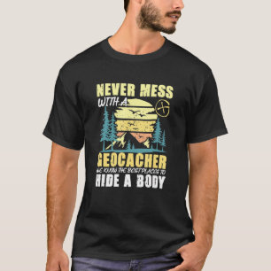 Camiseta El Geocache De La Geocalización Del Tesoro Nunca S