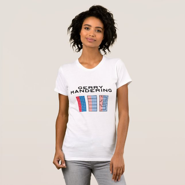Camiseta El GERRYMANDERING - cómo robar una elección (Anverso completo)