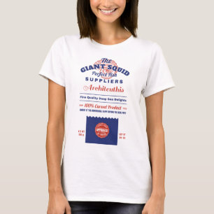 Camiseta El gigante de la pesca del calamar Innsmouth