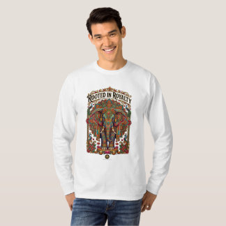 Camiseta El gigante gentil: diseño artístico de elefante
