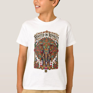 Camiseta El gigante gentil: diseño artístico de elefante