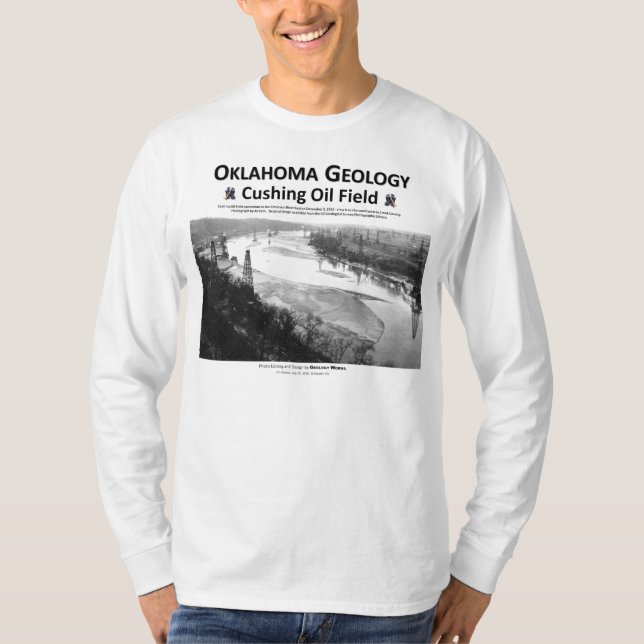 Camiseta El gigante petrolero de Oklahoma - campo de (Anverso)