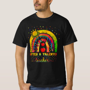 Camiseta El Gigante Profesor De Educación Rainbow Gifado Y 