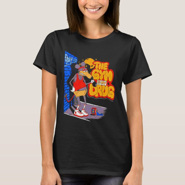 Camiseta El Gimnasio Es Mi Graciosa Construcción De Haltero (Anverso)