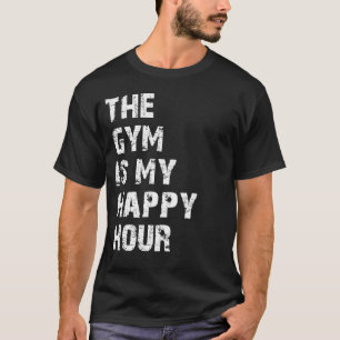 Camiseta el gimnasio es mi hora feliz