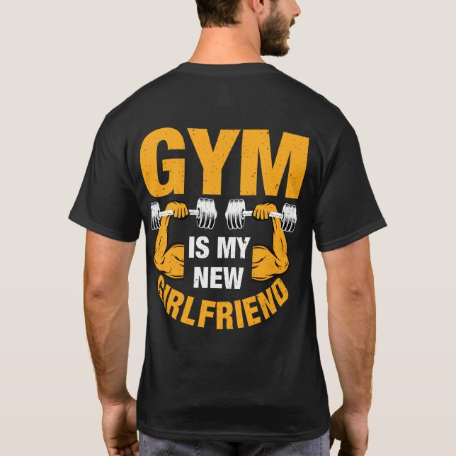 Camiseta El gimnasio es mi nueva novia: Fitness Love T-Shir (Reverso)