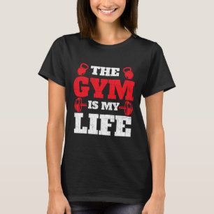 Camiseta El Gimnasio Es Mi Vida - El Halterofilia Del Gimna
