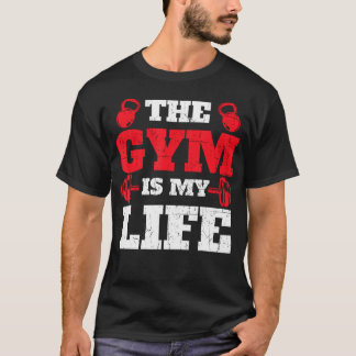 Camiseta El Gimnasio Es Mi Vida - El Halterofilia Del Gimna