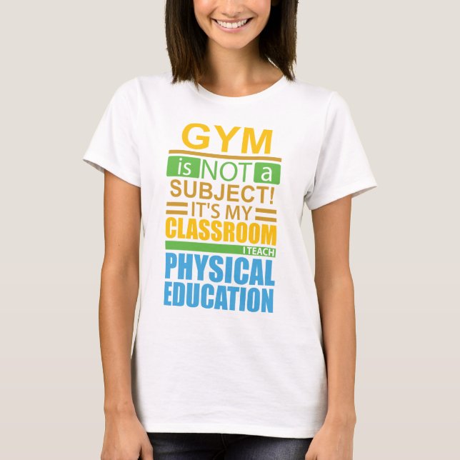 Camiseta El gimnasio no es un tema (Anverso)