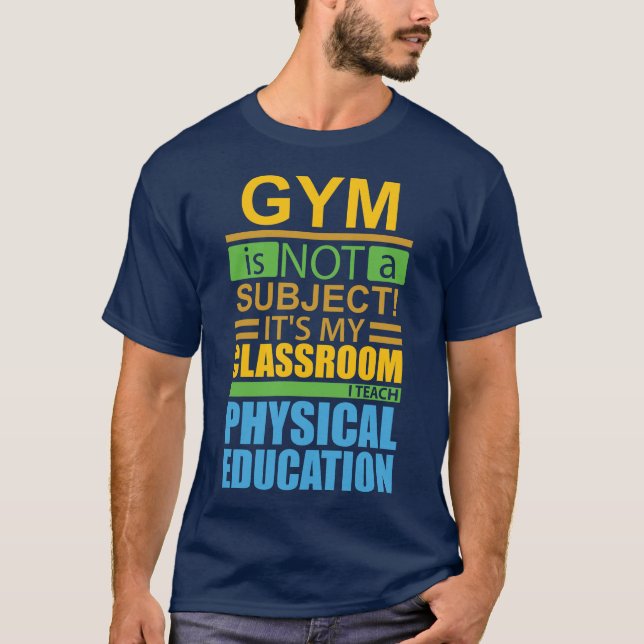 Camiseta El gimnasio no es un tema (Anverso)