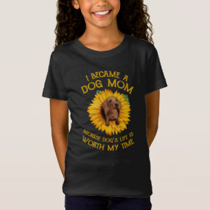 Camiseta El girasol de Dachshund me convertí en la vida de