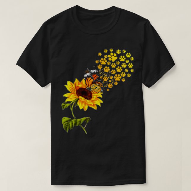 Camiseta El Girasol De Dog Paw Eres Mi Sunshine  (Diseño del anverso)