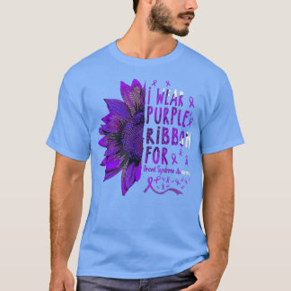 Camiseta El girasol I usa cinta morada para el síndrome de 