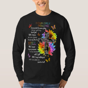 Camiseta El girasol Jesús cruza la mariposa que puedo imagi