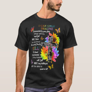 Camiseta El girasol Jesús cruza la mariposa que puedo imagi