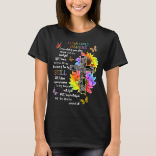 Camiseta El girasol Jesús cruza la mariposa que puedo imagi