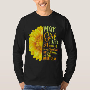 Camiseta El Girasol Mayo Chica 1988 34 Años De Ser Sunshine