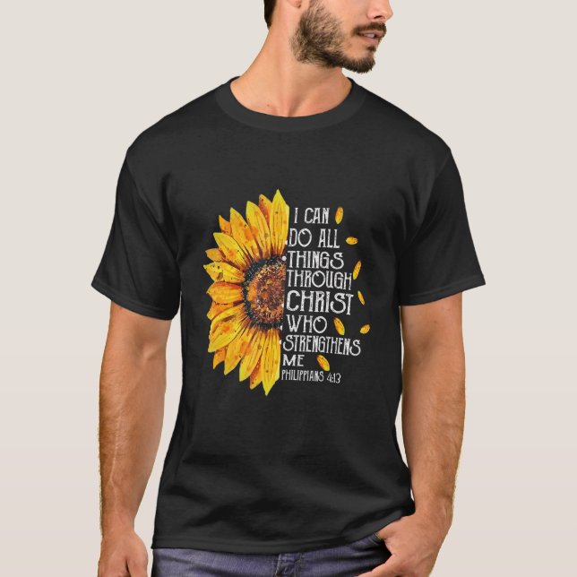 Camiseta El girasol puede hacer todas las cosas a través de (Anverso)