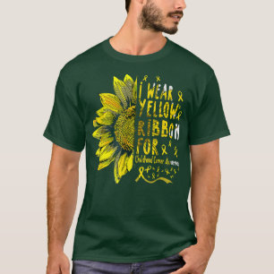 Camiseta El girasol que llevo es Cáncer de Niñez de Cinta A
