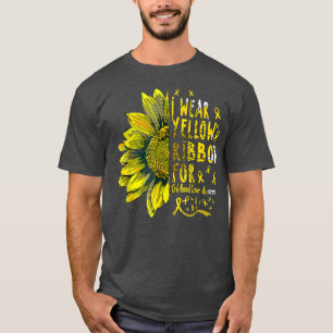 Camiseta El girasol que llevo es Cáncer de Niñez de Cinta A