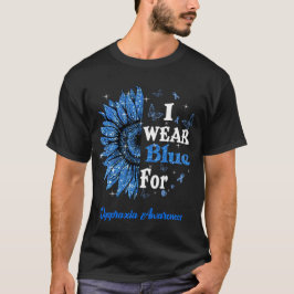 Camiseta El Girasol Que Uso Es Azul Para La Conciencia De L
