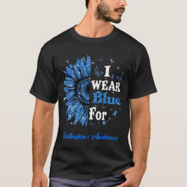 Camiseta El girasol que uso es azul para la enfermedad de H