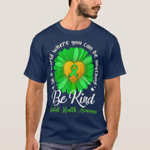 Camiseta El girasol verde sea amable con la conciencia de l