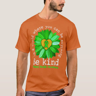 Camiseta El Girasol Verde Sea Amable Tee Awares De Salud Me