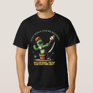 Camiseta El giro de Cactus - Funny Personalizado de Béisbol